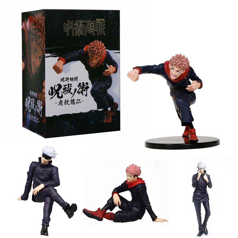Action Kaisen Jujutsu Figure Character Yuji Itadori Satoru Gojo Model Decor Toys