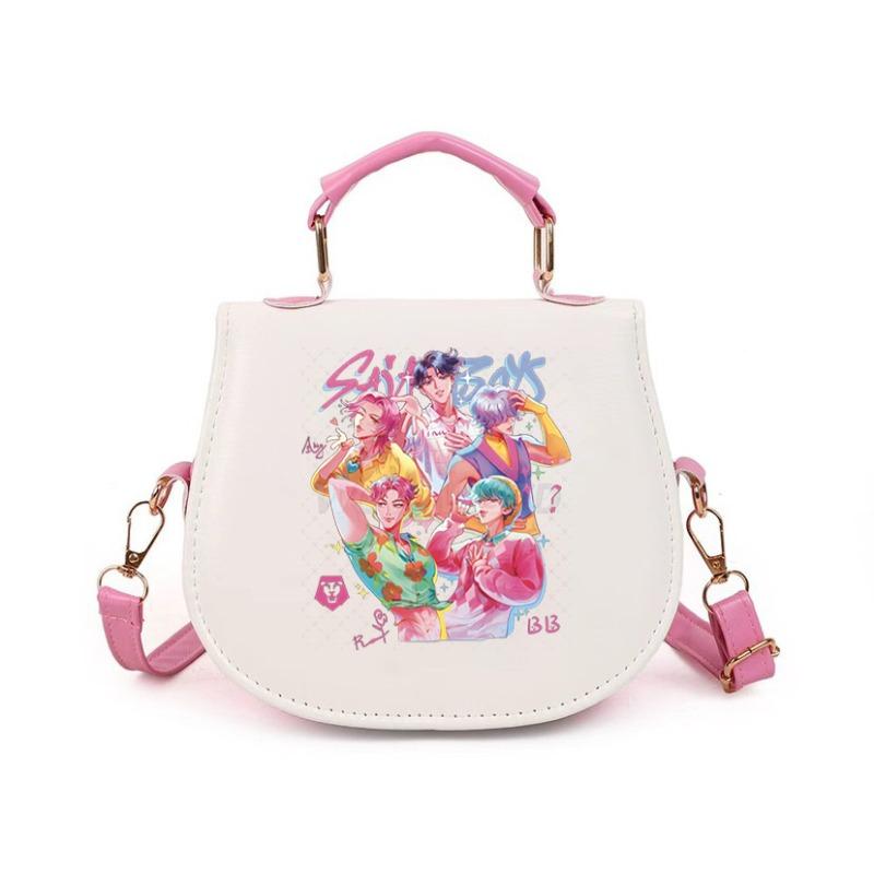 Animation Cartoon Peripheral Printing Fashion Shoulder Bag Going Out Portable Handbag Casual Versatile