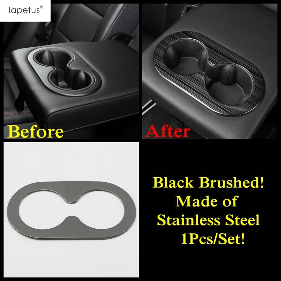 Car Rear Armrest Air AC Vent Outlet / Water Cup Holder Panel Cover Trim Interior Accessories For Chevrolet Equinox 2017 -