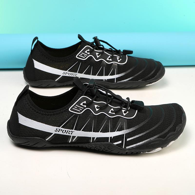 

Быстросохнущие пляжные водные туфли Унисекс Тапочки для плавания Аква Приморские Босиком Серфинг Кроссовки для ходьбы вверх по течению Женские Мужские Легкие сандалии 36 чёрный