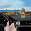 Auto Dekoration Wackelkopf Spielzeug Solarbetriebener Tanzender Hund Solar Armaturenbrett Puppe Dekoration Niedlicher Hund Schwingend Animierter Tänzer Spielzeug