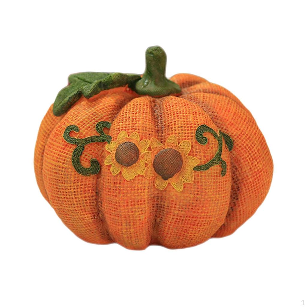 Artificial Pumpkins Halloween Autumn Embellishing Harvest Seasonal DIY for Holiday Props