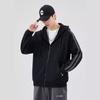 Heavy Austrian Velvet Spring Cardigan Hooded Sweater Men'S Sports Loose Thickened Thermal Casual Zipper Jacket