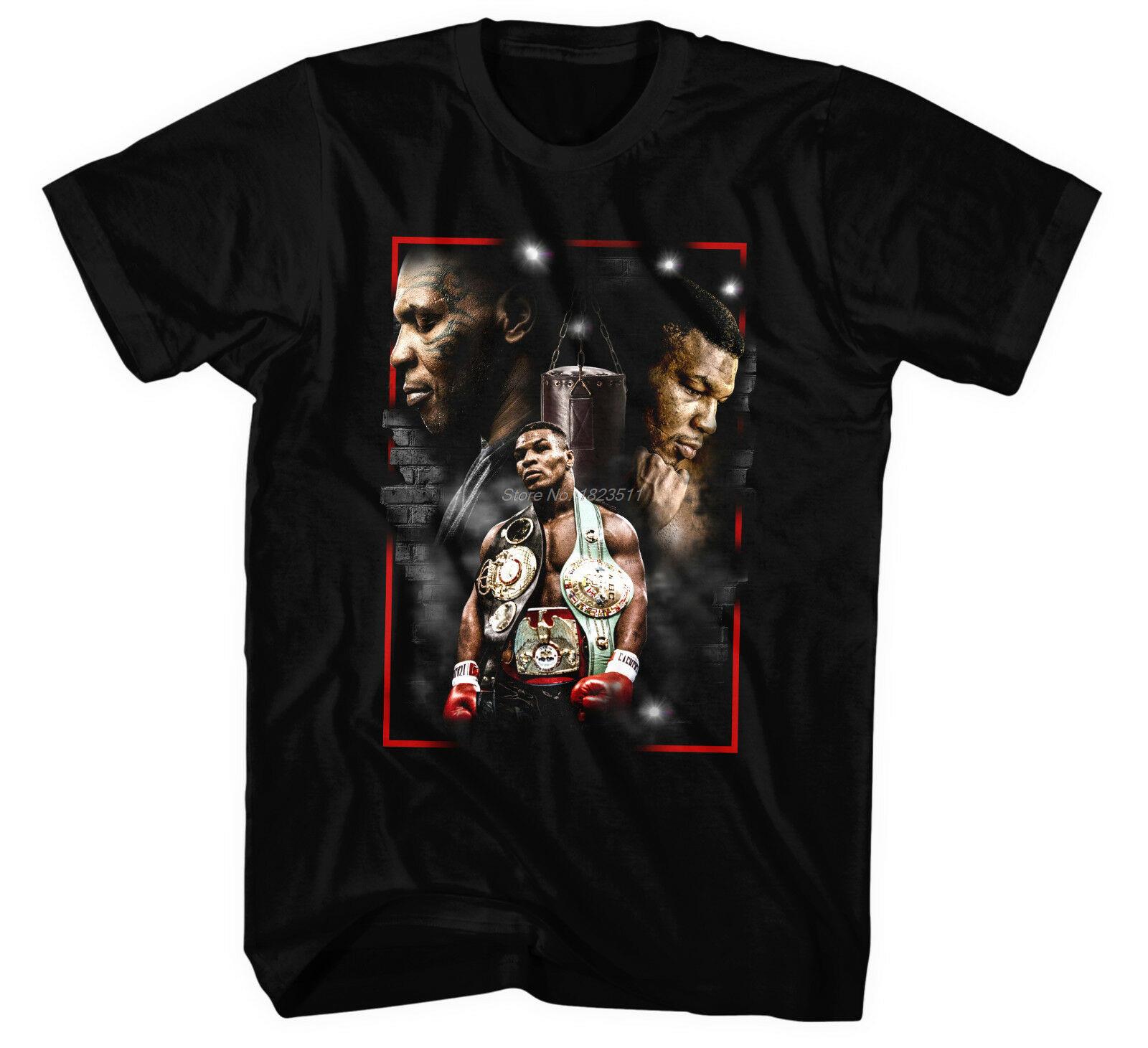 Iron Mike Fight Club Boxing Legend Mike Tyson Boxing Fan TShirt Summer Cotton Short Sleeve Men T Shirt Harajuku Streetwear S