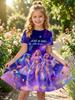 Kpop Cartoon Grafikkleid für Mädchen Lustiges Geschenk für Fans Harajuku Mädchen Kleidung Sommer Oberteile Kurzarmkleid Kinderkleidung