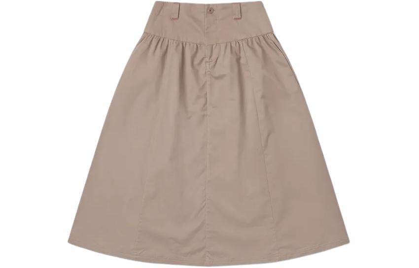 Converse Casual Long Skirt Women s Khaki 10026813-A01 XS