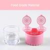 1/2PCS Contact Lens Cleaner Case Manually Rotatable Portable Contact Lens Case Plastic Container Storage Holder Tools Accessori