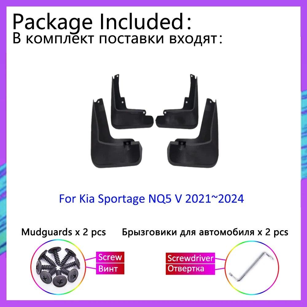 Auto Kotflügel Für Kia Sportage NQ5 V KX5 2022 2023 2024 Schmutzfänger Kotflügel Schlamm Flattert Schutz Splash Vorne Hinten rad Zubehör