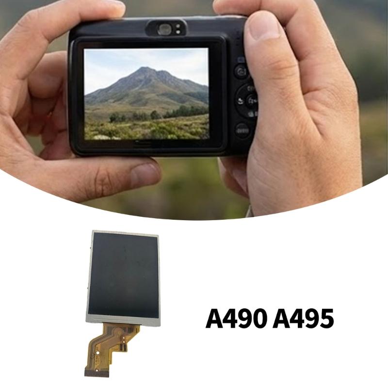 Plastic LCD Screen Replacement for A490 A495 Camera Displays Superior Impact Resistance for Outdoor Use and Travel