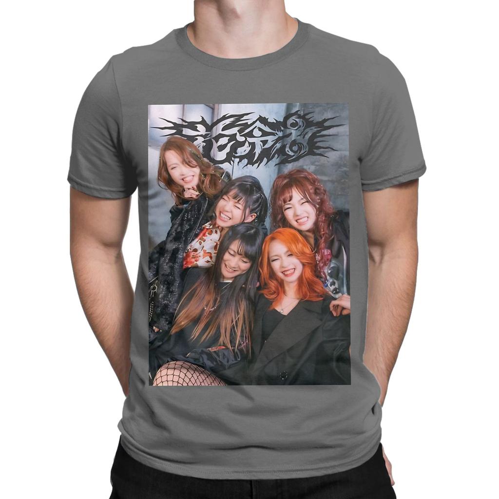 HANABIE BAND Black Funny Graphic 100 Cotton TShirt Hanabie Tops Tees For Unisex