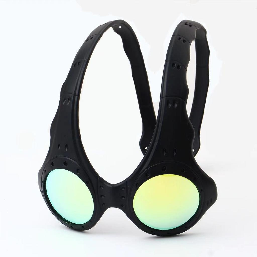 2026 Trend Metal Frame Anti-Blue Glasses Sports Sunglasses