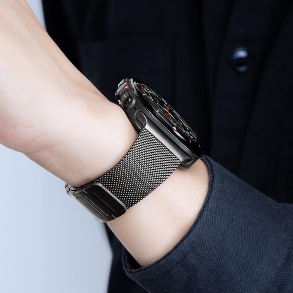 Magnetic Stainless Steel Metal Band for Samsung Galaxy Watch 9 Ultra 2 47mm Replacement Wrist Strap for Watch 9 8 40mm 44mm Watch 8 Classic 46mm