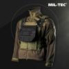 MIL-TEC Drop-Down Pouch with MOLLE System, Plate Carrier Vest Compatible, ID Patch - BLACK