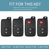 Silver Edge Tpu 2/3/4 Button Remote Keyless For Toyota Prius V Venza Land Cruiser Highlander Car Key Shell Holder Fob Case Cover