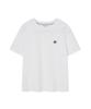 WACKY WILLY Women'S Lily Wappen Short Sleeve T-Shirt White