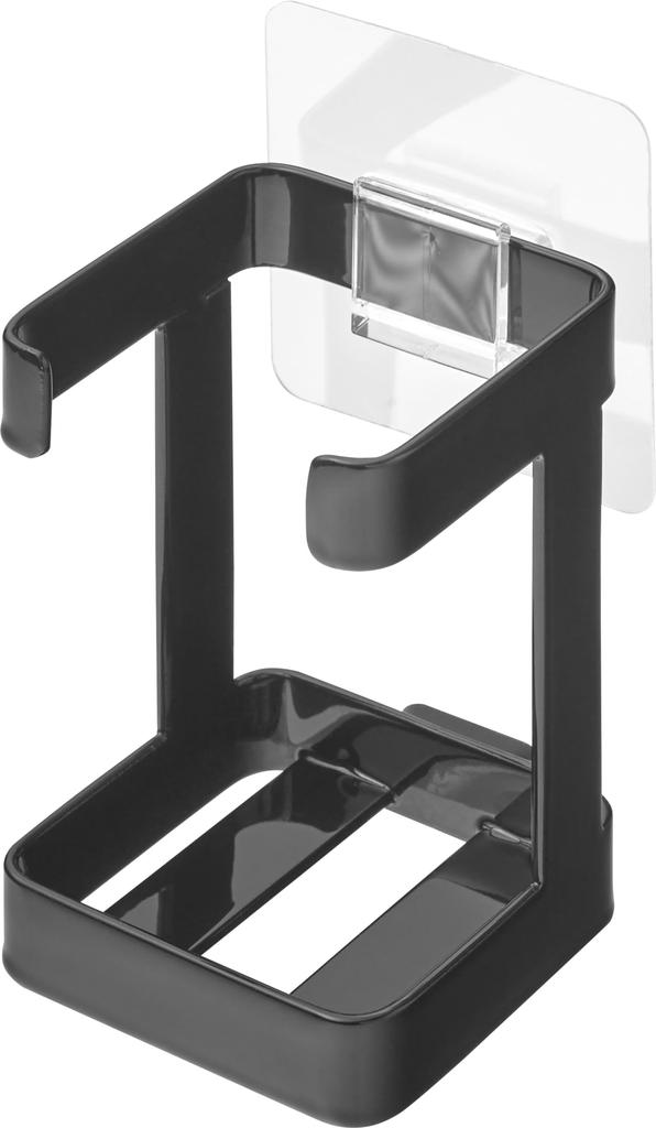 Yamazaki Jitsugyo Film Hook Facial Goods Storage Rack Black Main Body W6 X D6.5 X H9cm (Film Hook Not Included) Tower Floating Storage Beauty