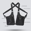 Anti-Theft Shoulder Bag Security Backpack Slim Crossbody Hidden Underarm Chest Pack with Adjustable Straps Compact Travel Organizer