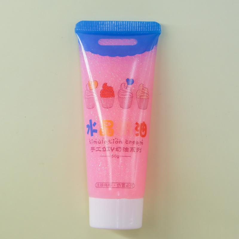 50g Crystal Cloud Gel for Kids DIY Crafts Jewelry & Phone Case Decor - Eco-Friendly Glitter Translucent Anti-Freeze Art Supplies