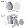 Handmade Candle Mold Silicone Gypsum Mould Resin Easter Eggs Mold  Candle Making