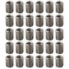 30pcs Threaded Inserts Inner M6X1.0 Outer M8X1.25 Length 10MM Male Female Nut