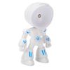 LED Robot Table Lamp Cordless Battery Operated Magnetic Robot Night Lamp with Foldable Arms Rotating Lamp Head for Dormitory Bedroom