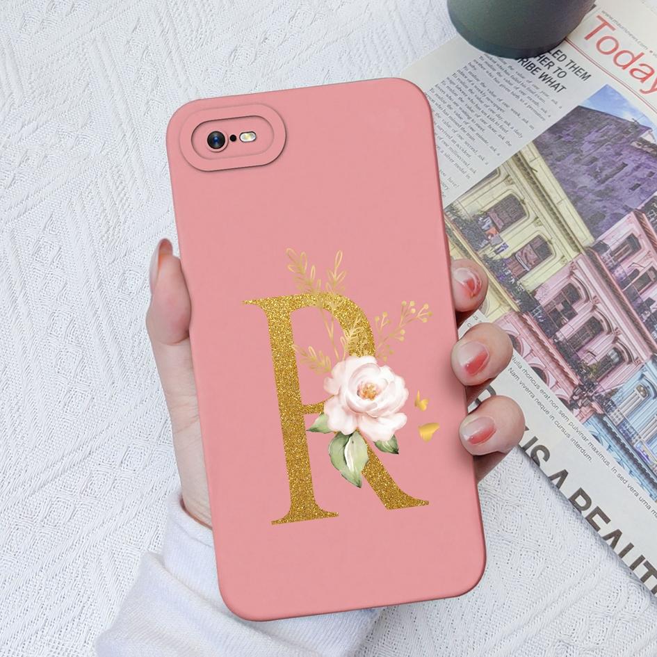Für OPPO Realme C11 C12 C15 C33 C17 C35 C20 C30 Fall Luxus Schutzhülle Platz Flüssiges Silikon Weiche TPU Blume buchstaben Für Realme Funda Coque Stoßstange