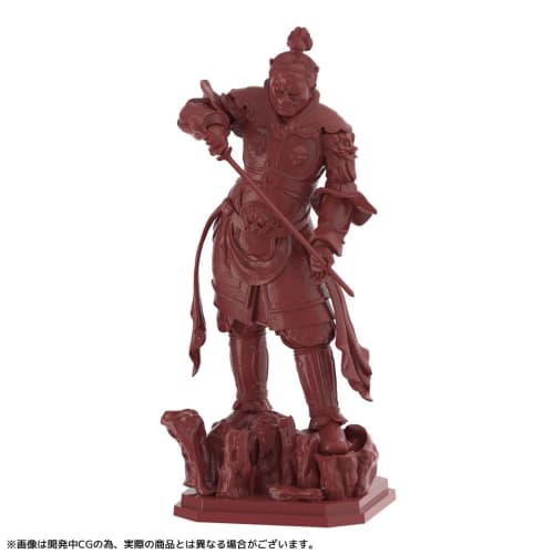 Kaiyodo ARTPLA Four Heavenly Kings Statue, Zochoten, Approx. 160mm Tall, Non-Scale, Unpainted, Unassembled Plastic Model Kit AP011