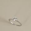 ozel [Custom Made] Silver925 Moissanite 0.8CT 6 Prong Setting Ring PS091R