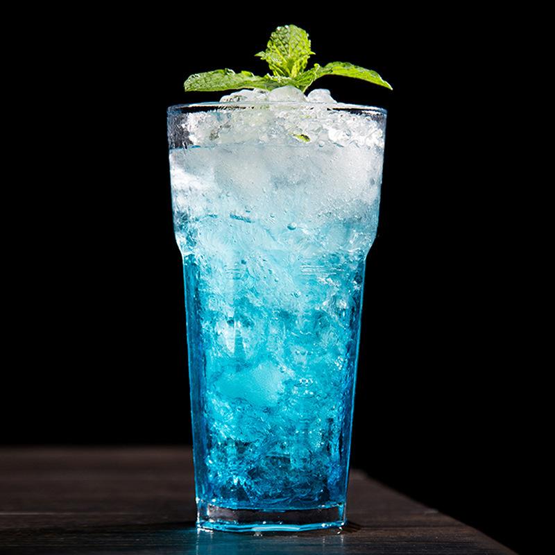 Průhledné osmihranné sklo Šálek na šťávu Šálek na kávu Šálek na šálek na vodu Šálek na víno