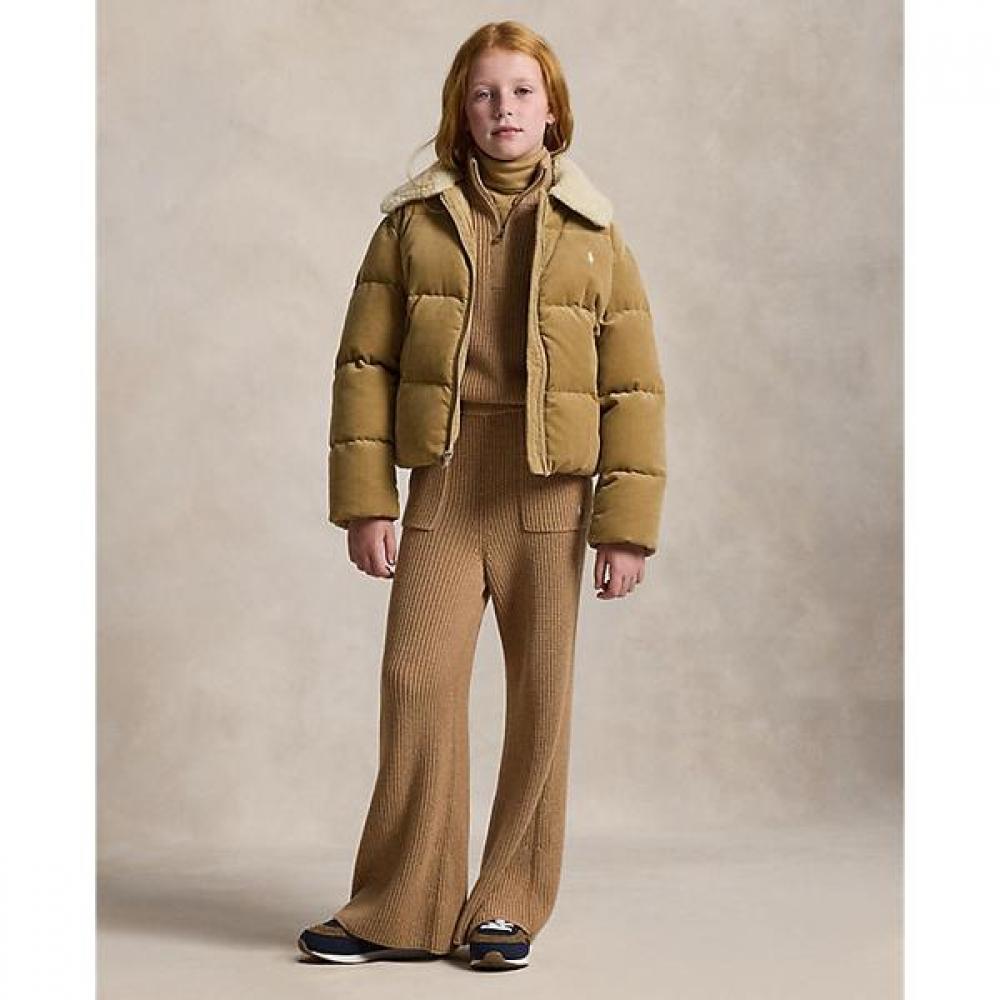 Polo Kids Girls Cotton Wide Leg Sweater Pants 7 16 Years  Cwpopntgbq20124260 S