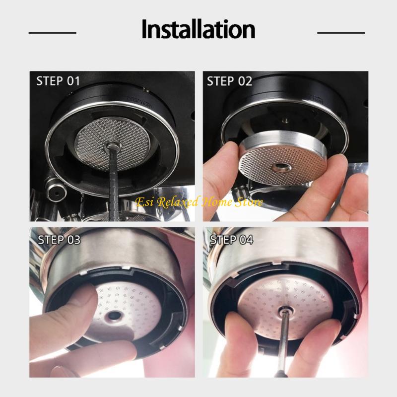 

B46E Water Distribution Net Stainless Steel Coffee Filter Plate Coffee Filter Disk CHINA