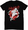 Seven Times Six Naruto Shippuden Men's Sasuke Uchiha Sharingan Symbol Pose Adult Anime T-Shirt