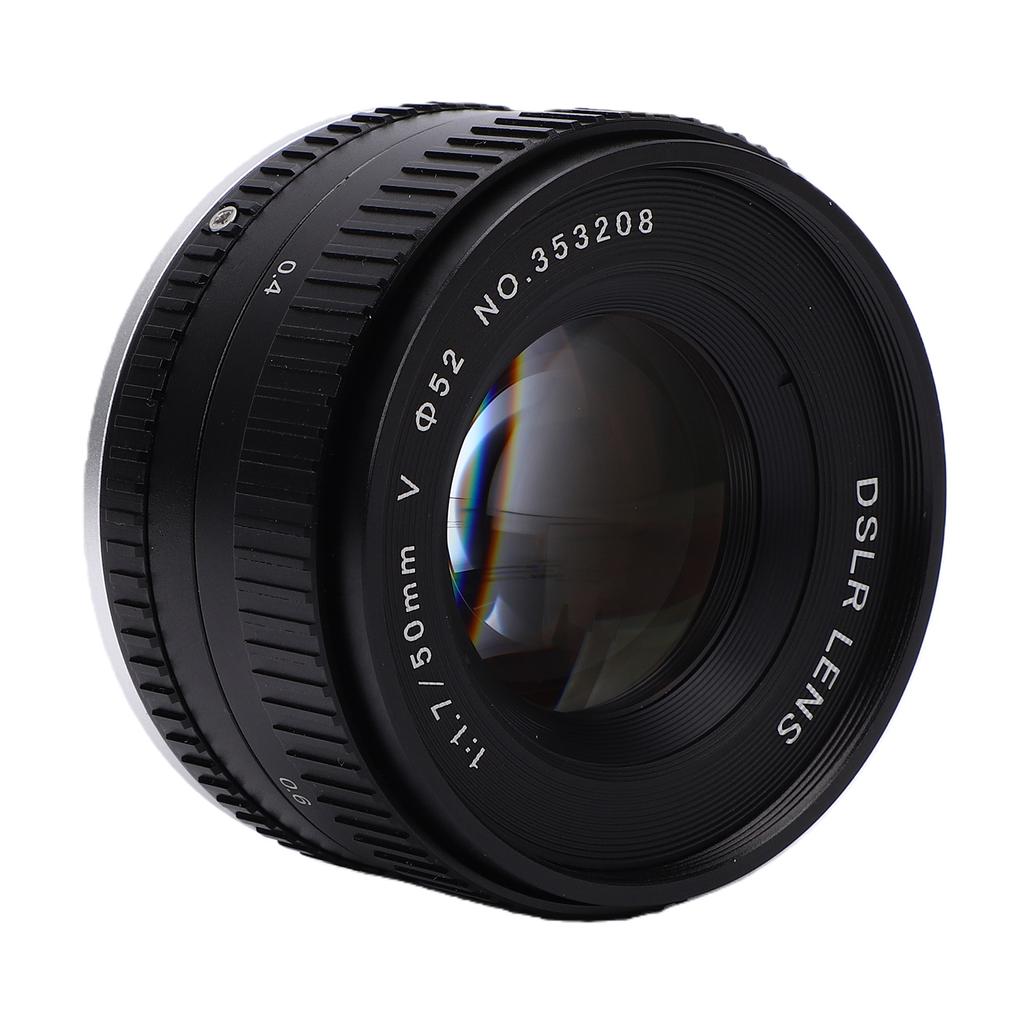 50mm F1.7 Festbrennweite Objektiv Passend für Pentax K1 K 1 Mark II Vollformatkamera Große Blende Manueller Fokus Kameraobjektiv Ersatz