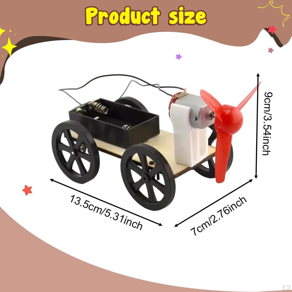 Car Building for Kids Interactive Physics Science Teaching Experiment Beginners