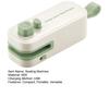 Mini Bag Sealer Rechargeable 2-in-1 Heat Sealer with Cutter Portable Sealing Machine for Plastic Bags Kitchen Sealant Device