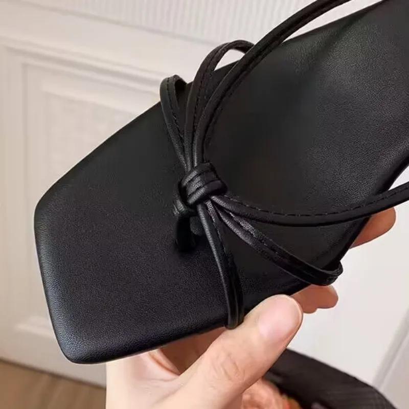 

Модная обувь женская 2025 горячая распродажа туфли с узким носком женские шлепанцы модные уличные бестселлер узкий ремешок летние элегантные однотонные каблуки женские 40 чёрный