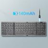 Portable Mini Three Folding Bluetooth Keyboard Wireless Foldable Keypad For iOS Android Windows Ipad Tablet With Numeric Keypad