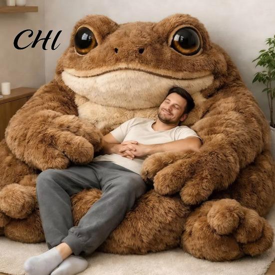 Sacco a Pelo per Clima Freddo Adulti Peluche Busta Gatto Rana Squalo Serpente Coniglio Sonnellino Leggero Casa Viaggio Uomini Donne Animale Tappetino per Sonnellino Dormire