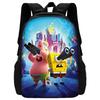 Cartoon Cute Child School Backpack with Lunch Bags ,Pencil Bags ,School Bags for S-spongebobS Boys Girls Best Gift