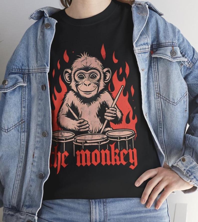 The Monkey 2025 Oz Perkins Theo James TShirt Unisex NEON