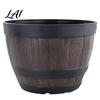 Aerated Soil Planter Flowerpot with Built-In Drainage System Rustic Style Garden Container
