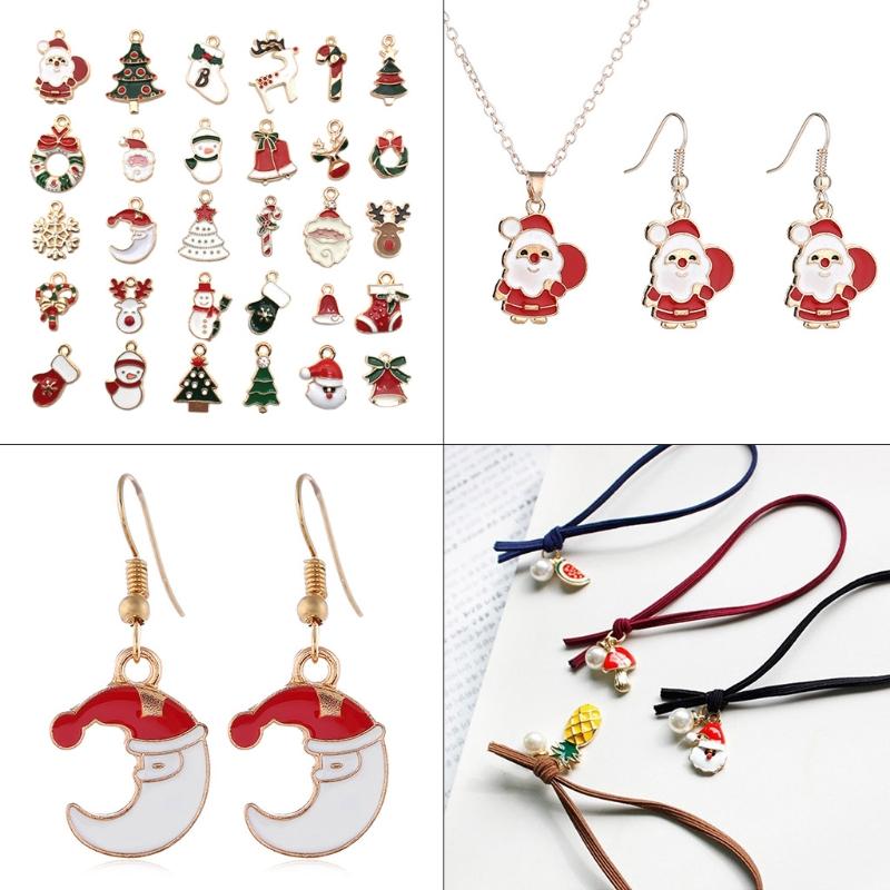 Unique 38 pcs Mix Christmas Pendant Lovely Decoration DIY Pendant Decoration