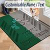 Custom Text Printed Rug Ireland Rugby Non Slip Floor Carpet For Home Room Decor