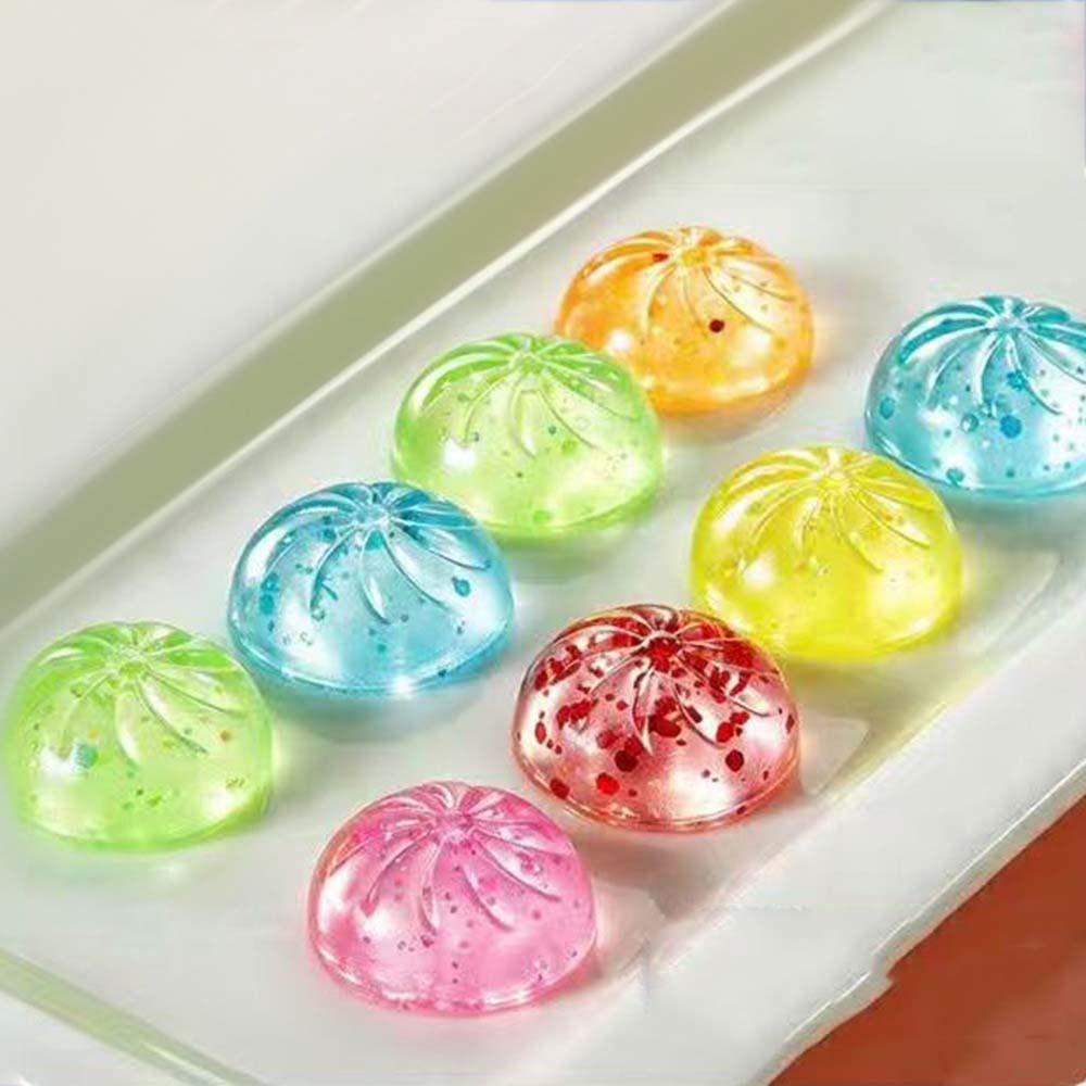 24pcs/set Christmas Squishy Crystal Bun Halloween Fidget Sensory Toy Party Favors