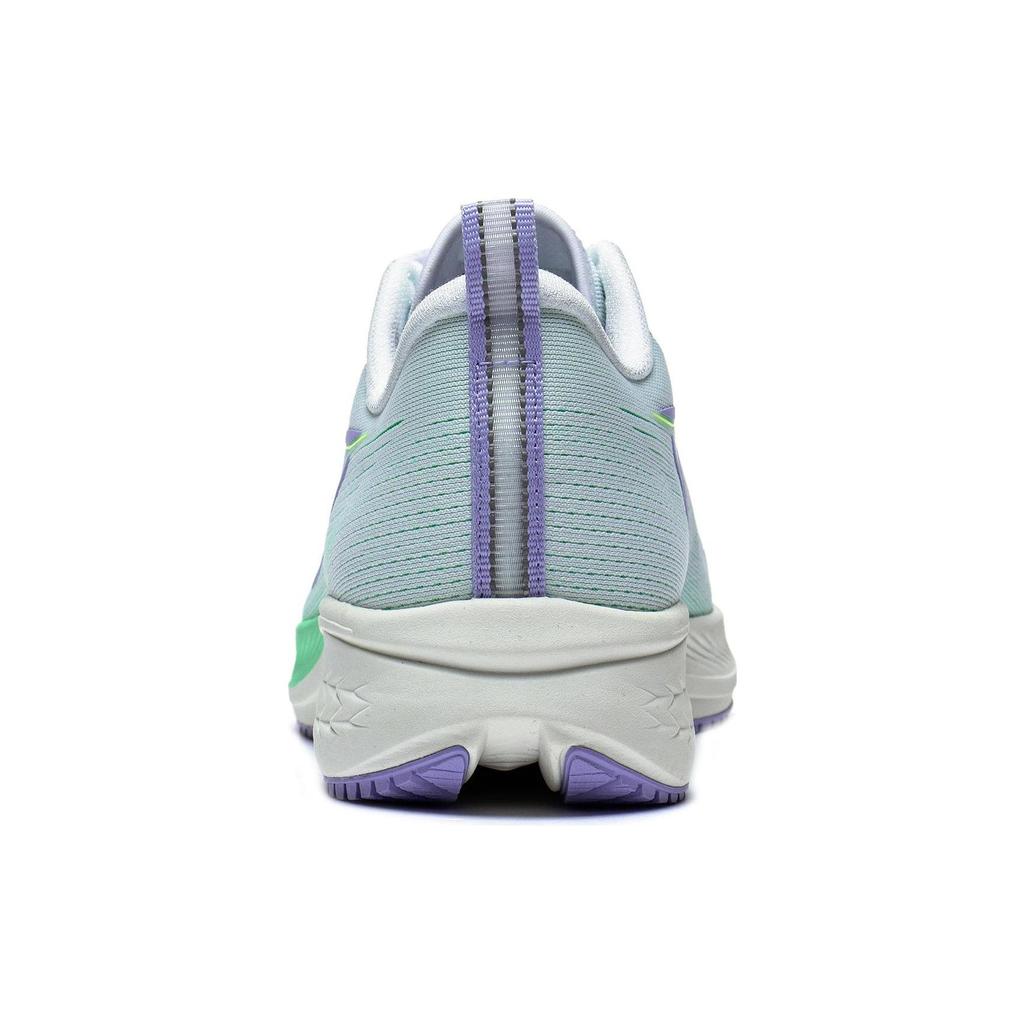 New LiNing Red Hare 6 Anti Slip Wear Resistant Low Top Sprint Running Shoes Women's White Green Purple ARMT016-13