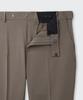 MUSINSA STANDARD Relaxed Tapered Hidden Banding Crop Slacks [Dusty Beige]
