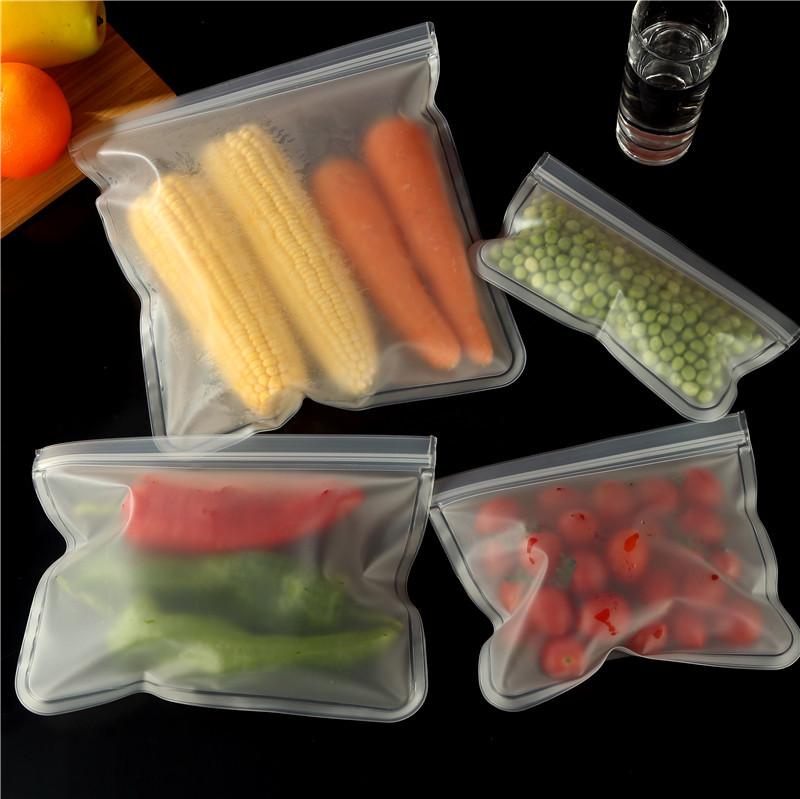 Silicone Food Storage Containers Leakproof Containers Reusable Stand Refrigerator Fresh Wrap Fresh Bag Food Storage Bag
