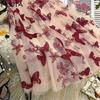 Women Spring Autumn Boho Lace Crochet Skirt Stretch High Waist Women Embroidery A-Line Skirt Women Beach Pleated Skirt