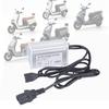 Elektrofahrzeug Zubehör Stromwandler, 36V-72V mit 3-Pin Eingang und Buchsenadapter für Roller Kabelverlegung und Batterieversorgungsarbeiten
