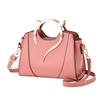 Women Cute Cat Ear Top Handle Shoulder Crossbody Bag Zippered PU Leather Solid Handbag Purse Elegant Messenger Bag Purse
